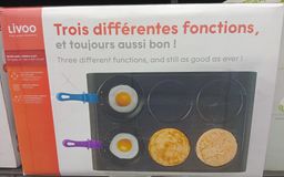 Livoo Appareil Work Crepiere 3in1 1000W