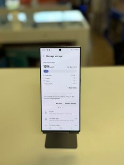 Samsung Galaxy S22 Ultra Unlocked 128GB Phantom White Excellent Condition