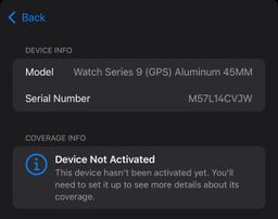 Apple Watch Series 9 Starlight 45mm New Sealed with full Year Apple care