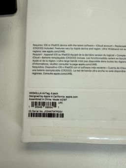 Apple Airtage 4 Pack New sealed with Apple care till June 2025