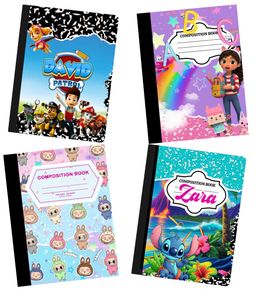 Custom Composition Notebook