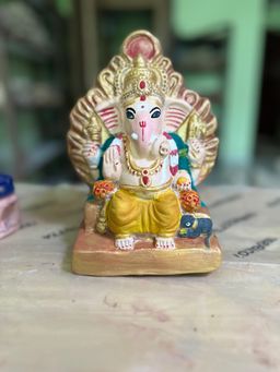6”-8”  LT Plain Lalbaug Cha ka raja 