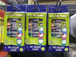 🎨 Pastels à l’huile “So Many Cats” – 12 couleurs