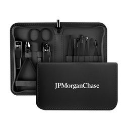 V.Leather Manicure Kit, JPMC, Black