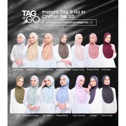 Shera Lee Tag N Go shawl - Chiffon Silk