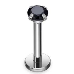 Labret punto de luz negro