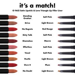 Lápiz labial satinado O FACE