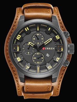 Montre Cuir Vintage Homme