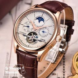 Montre Cuir Vintage Homme