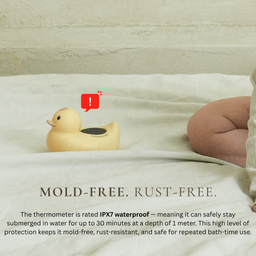 Malang Baby Bath Duck Thermometer – Digital Temperature Sensor Toy C/W Spare Batteries