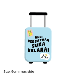 Ahli Persatuan Suka Belarai Waterproof Sticker