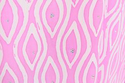 KAFTAN ABAYA DAUN WITH DIAMANTE CRYSTAL LONG SLEEVE  : PINK