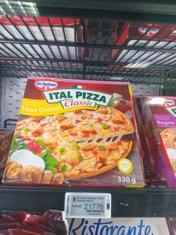 Dr.oetker italpizza tikka chicken mild.s