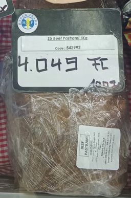 Zb Beef Pastrami 100gr 