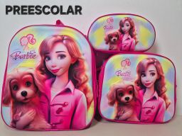 Combo mochila preescolar con luz