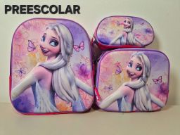 Combo mochila preescolar con luz