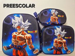 Combo mochila preescolar con luz