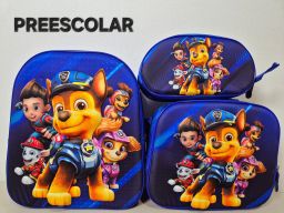Combo mochila preescolar con luz