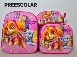 Combo mochila preescolar con luz