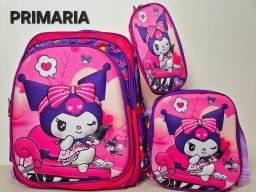 Mochilas en combo para primaria con luz 