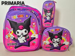 Mochilas en combo para primaria con luz 