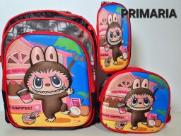 Mochilas en combo para primaria con luz 