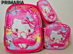 Mochilas en combo para primaria con luz 