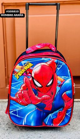 Mochila preescolar con luz y carrito 