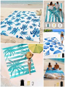 1 Piece Large Waterproof Beach Blanket
