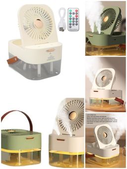 3 in1 Humidifier Double Spray Portable Fan Air Cooler