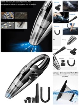 Cordless Rechargeable Portable Handheld Vacuum Cleaner