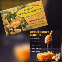 Instant Honey Ginger Tea