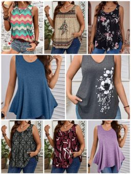 Plus Size Ladies Tank Tops
