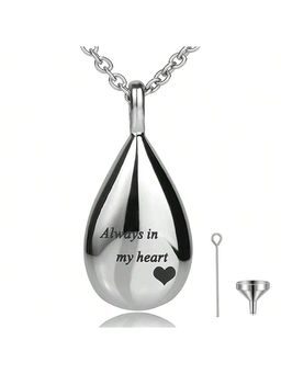 Teardrop Cremation Necklace For Ashes  