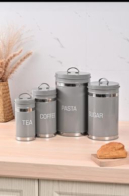 4 Piece Storage Canister Set