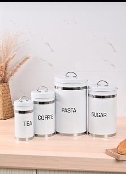 4 Piece Storage Canister Set