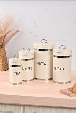 4 Piece Storage Canister Set