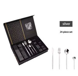 24 Piece Stainless Steel Cutlery Set