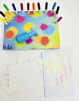 Blow Pens Kit: Magical Airbrush Art 