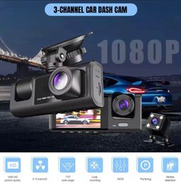 3-Channel Car Dash Cam