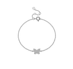 Silver butterfly bracelet 