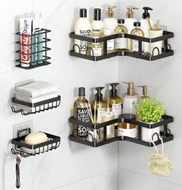 Partitioned Shower Rack