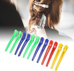 Coloured Hair Section Clips 