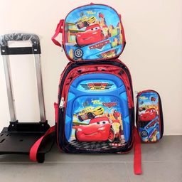 Combo mochila de primaria con carrito #1 