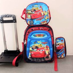 Combo mochila de primaria con carrito #1 