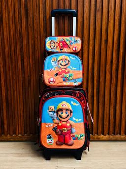 Combo de mochila premium con carrito #1