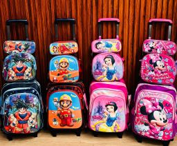 Combo de mochila premium con carrito #2