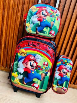 Combo de mochila premium con carrito #2