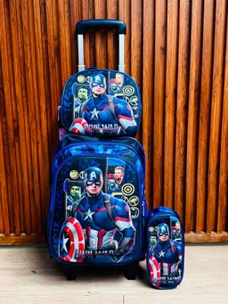 Combo de mochila premium con carrito #2