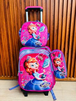 Combo de mochila premium con carrito #3